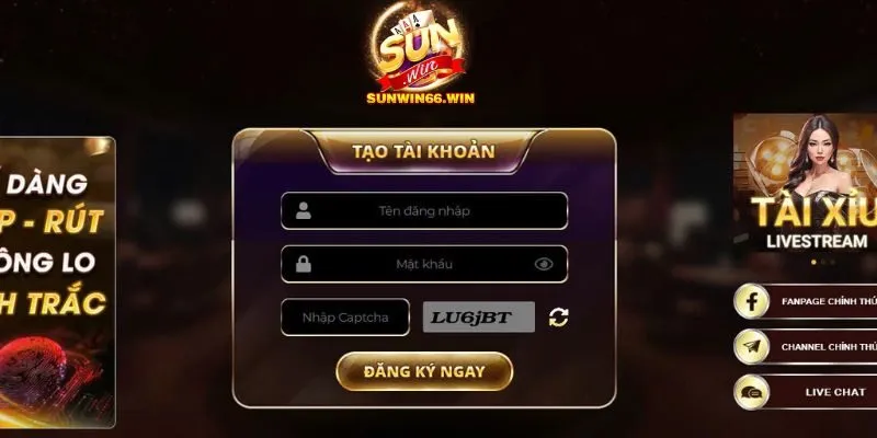 Hướng dẫn đăng ký Sunwin - tham gia chơi cá cược cực đỉnh